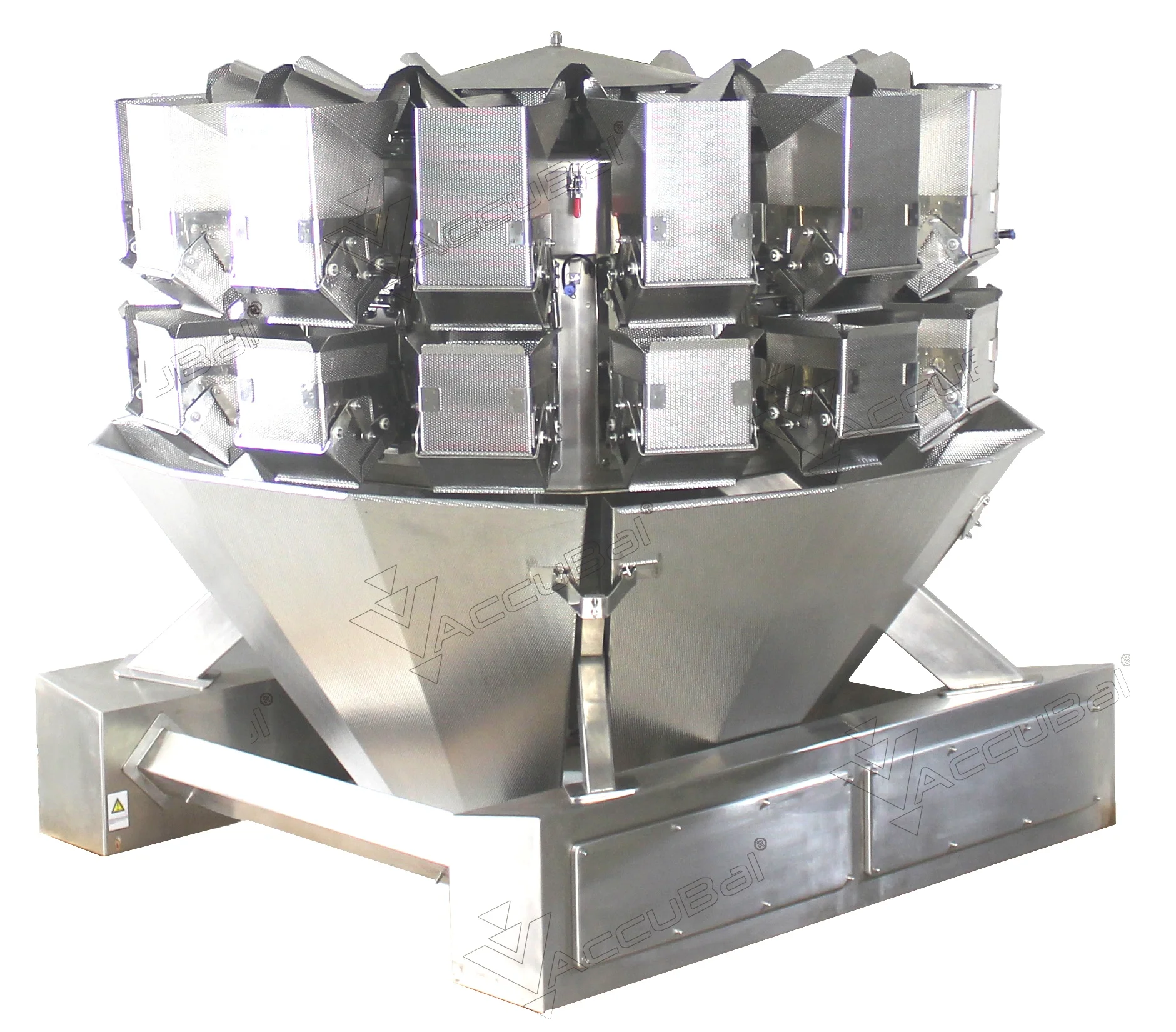 
New modular 10 14 Head Combination Weigher Waterproof multihead weigher for frozen food/meat/seafood,auto weigher 