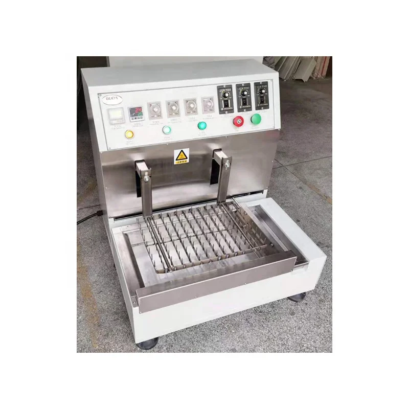Semi-auto pcb dip soldering machine/Touch screen control/dip soldering machine