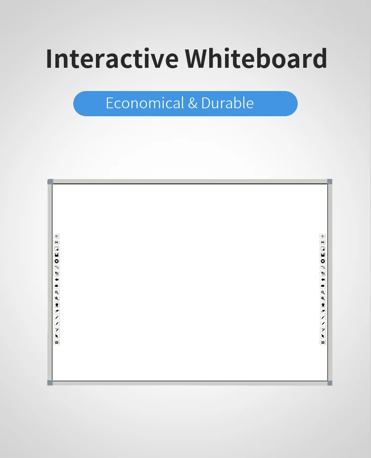 Ikinor 83 inch mutil point touch screen display interactive whiteboard digital smart class interactive board