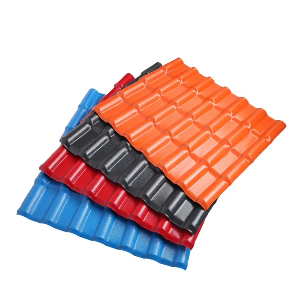 Impact Resistance Asa Roofing Sheet Insulation Fireproof Thermal Insulation Synthetic Resin Roofing Tile for House Warehouse