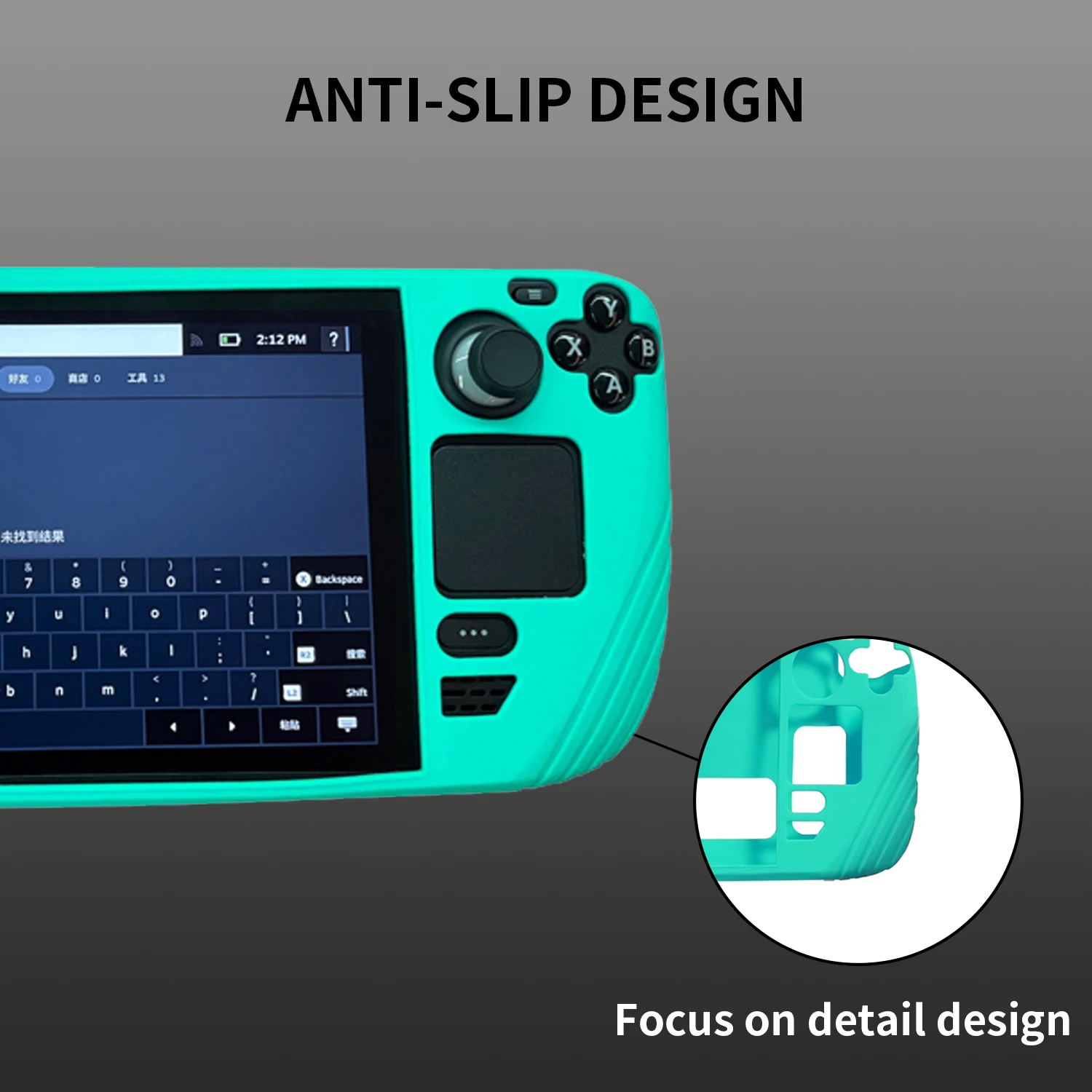 Steam Deck full protector Style soft Tactile Feedback Protect  Steam Decks case