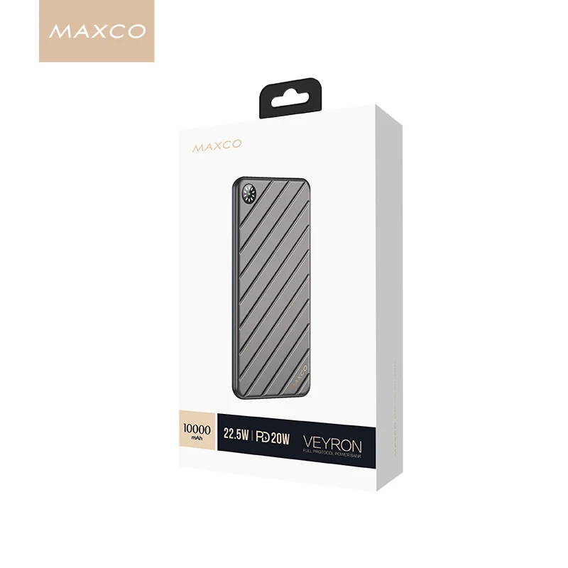 Maxco MPB-P03 Новое поступление 10000 мАч 20 PD Быстрая зарядка портативный внешний аккумулятор для новой серии iPhone 12 Huawei Xiaomi