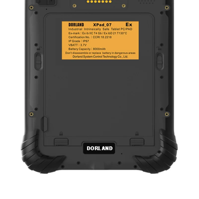 8 inch 4GB  Industrial Intrinsically Safe tablet forNFC DORLAND XPad_07 explosion proof tablet for oil and gas