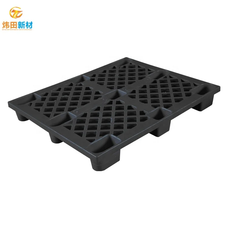 1200*1000*145mm 48'*40' Light Duty black cheap storage hdpe cardboard tray for sale one way-used export Plastic Pallet