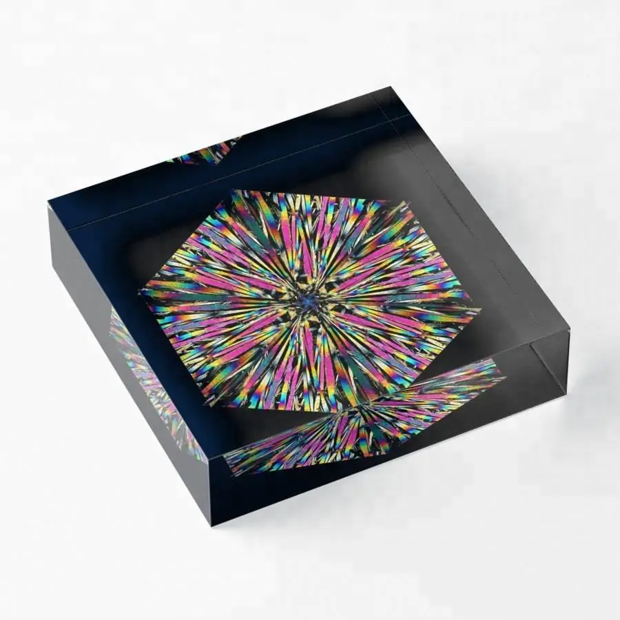 Jewish Gifts Acrylic Block Candle Lighting Blessing Lucite Paperweight