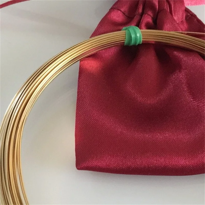 14K Gold Filled No Tarnish GF Half Round Craft Wire DIY for Jewelry Making Accessories Findings