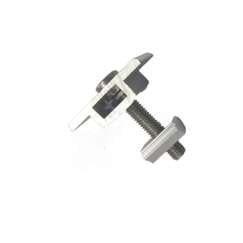Factory Price Hollow-out Aluminum Mid Clamp for Solar PV Mounting System Solar Roof Clamp