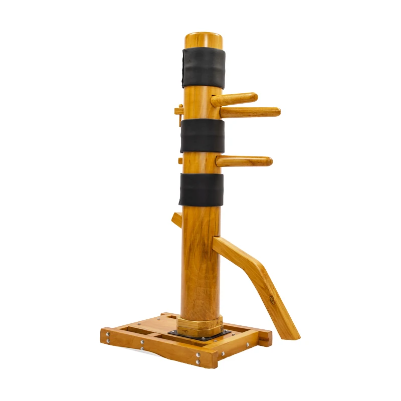 China Traditional Triangle Base adjustable Wing Chun Solid Wood Wing Chun Dummy exercise equipment wooden dummy