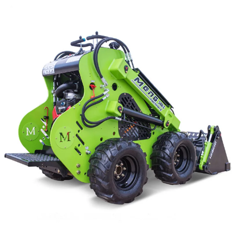 Mini skid steer loader Meng TY323 wheeled skid steer loader