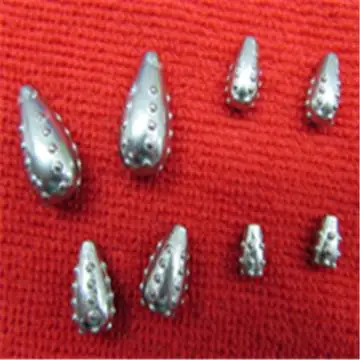 1.2g cheap price hot selling tungsten alloy calthrop long drop fishing jigs