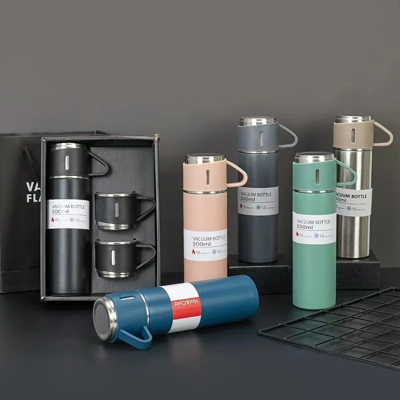 Stainless steel insulated cup set tea and coffee insulated cup gift box