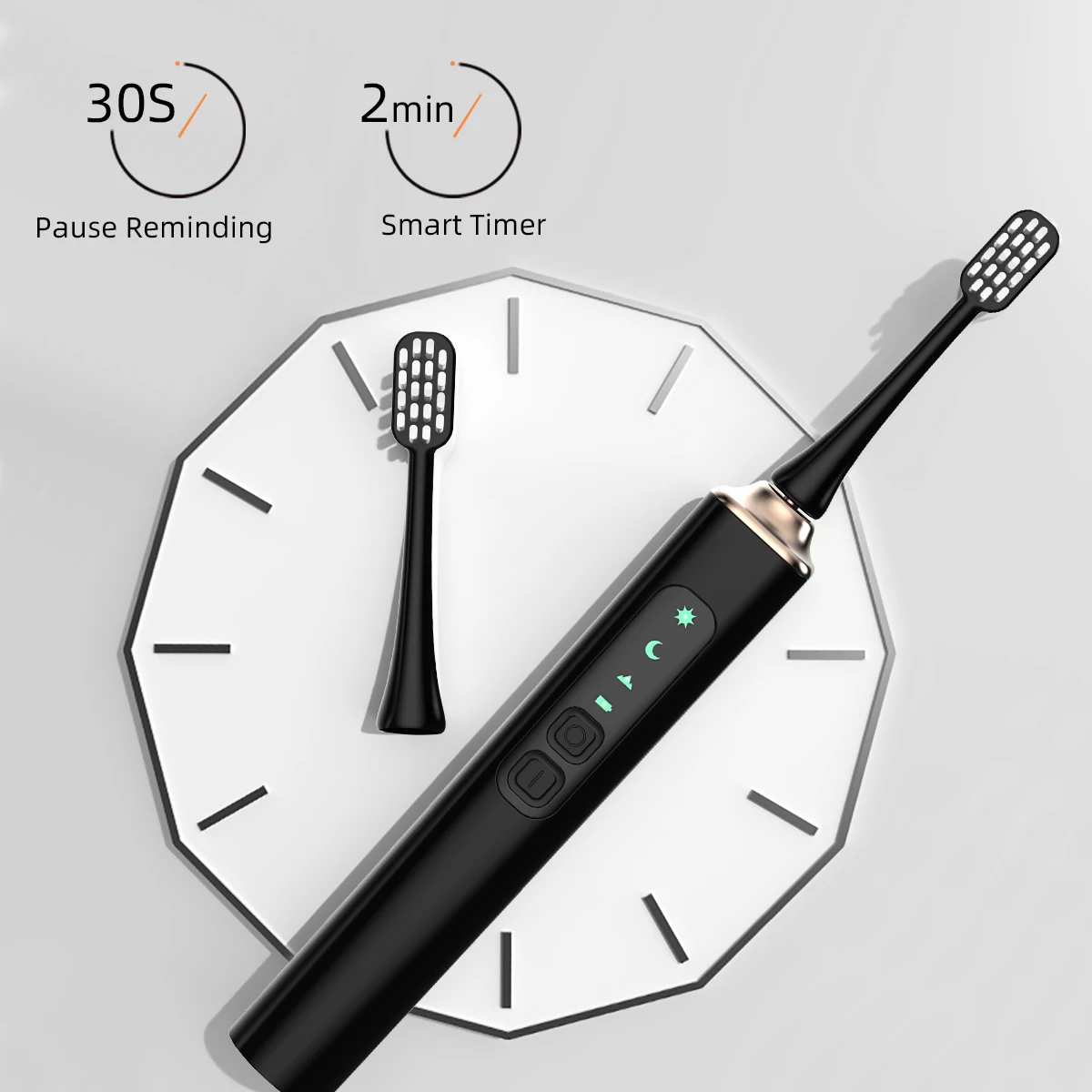 small sensitive toothbrush intelligent toothbrush electric toothbrush with pressure sensor