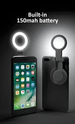 USB Charge Selfie Portable Flash Led Camera Phone Photography Ring Light Enhancing Photography For Phone Case