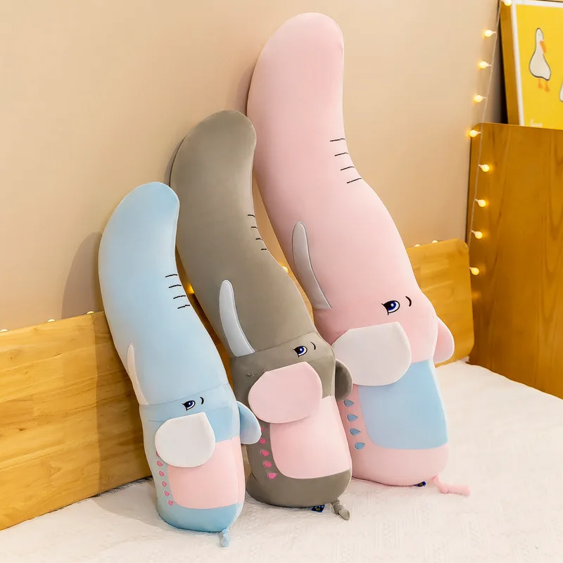 2022 new design short plush doll elephant stuffed toy bed with pregnant sleeping dolls