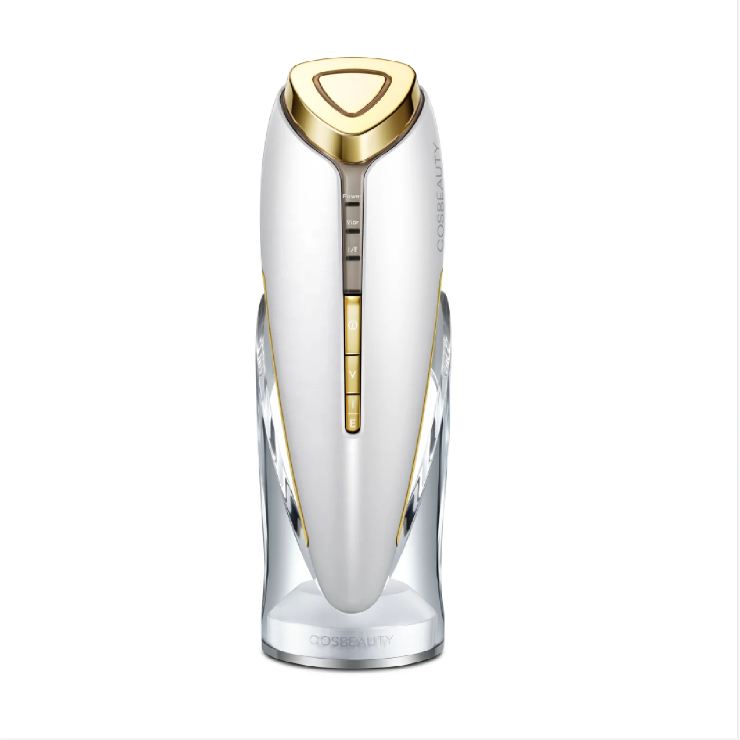 COSBEAUTY Hot & Cold Facial Massager Handheld Sonic Vibration Skin Rejuvenating Device Face Massager Electric