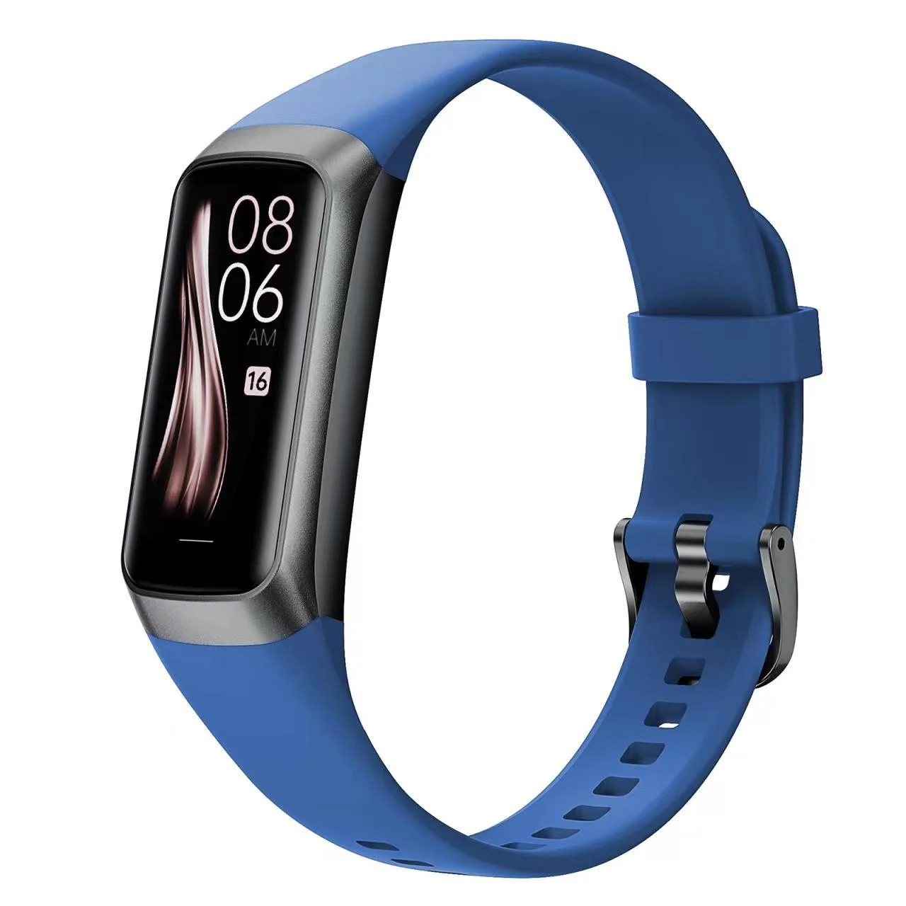 Men 1.1 Amoled Screen Heart Rate Blood Pressure Waterproof Body Temperature Tracker Fitness Smart Bracelet Watch C60