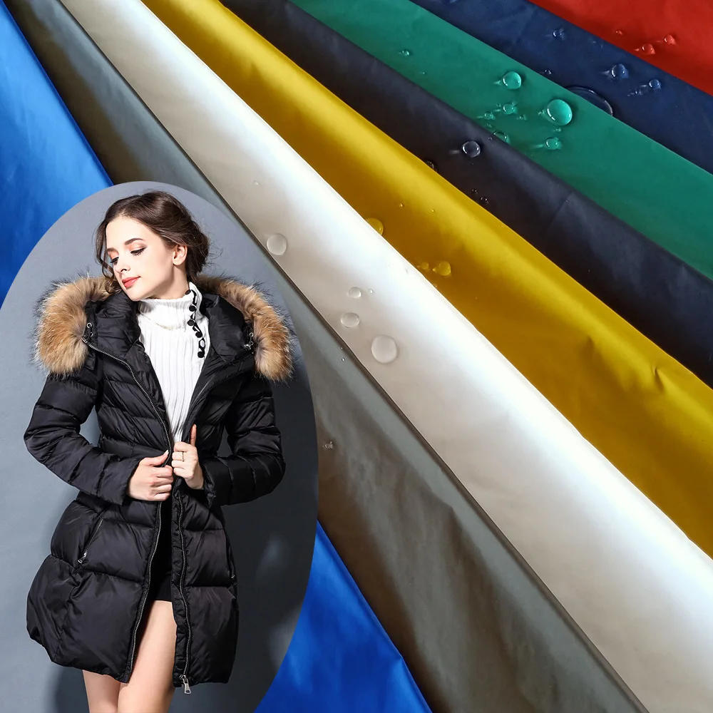 Лидер продаж, водонепроницаемая 380T нейлоновая тафта Bionic C0, каландр для легких зимних курток