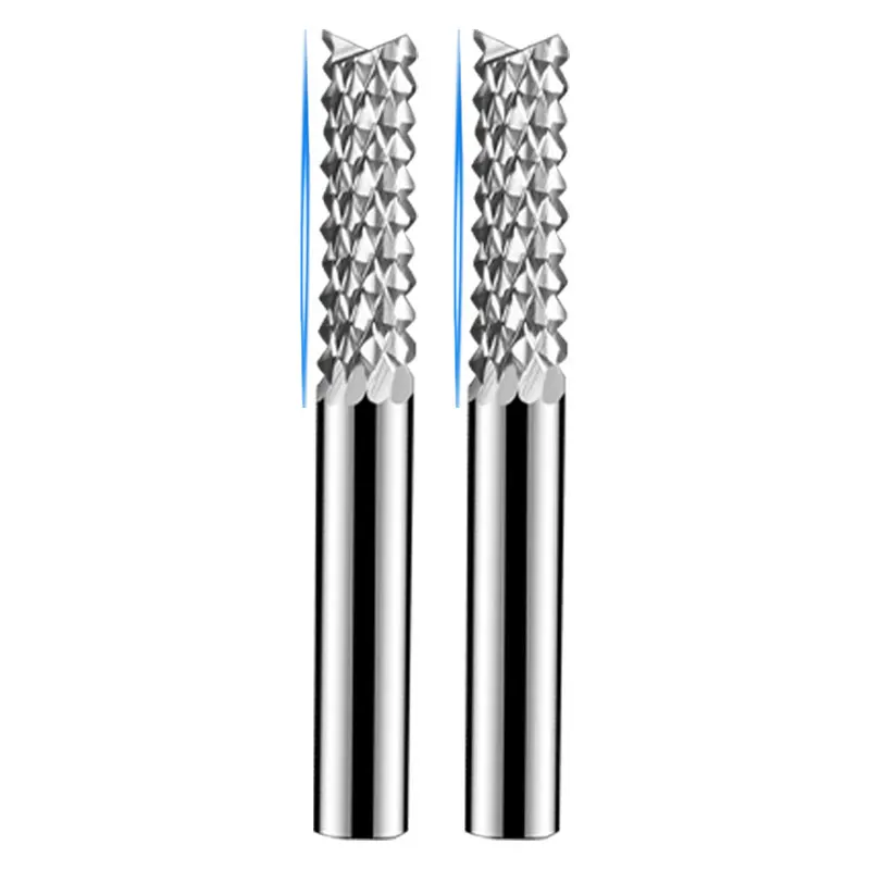 CNC Carbide Corn Teeth End Mill PCB Milling Router Bits Solid Carbide PCB Engraving Bits