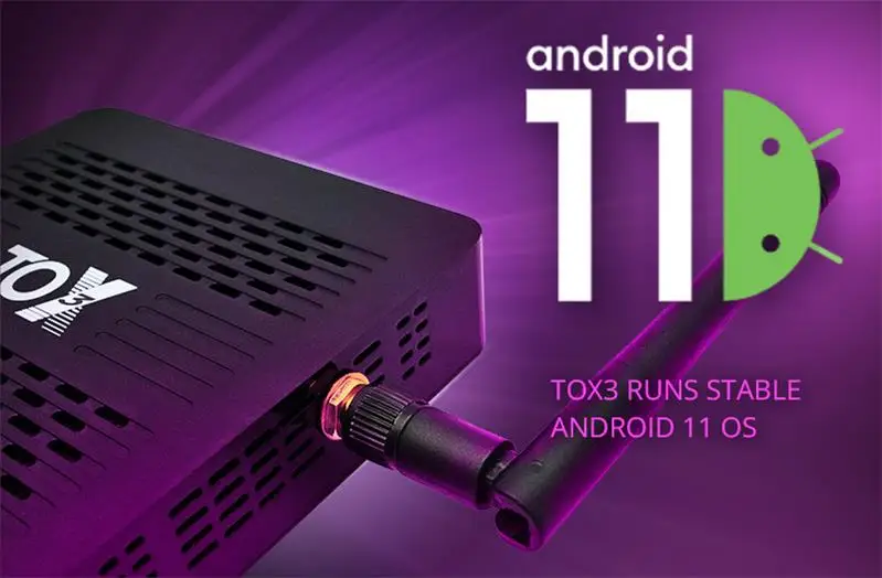 ТВ-приставка Ugoos TOX3 S905X4 4 + 32 ГБ Android 11 Wi-Fi 2 4/5 ГГц 1000 м LAN