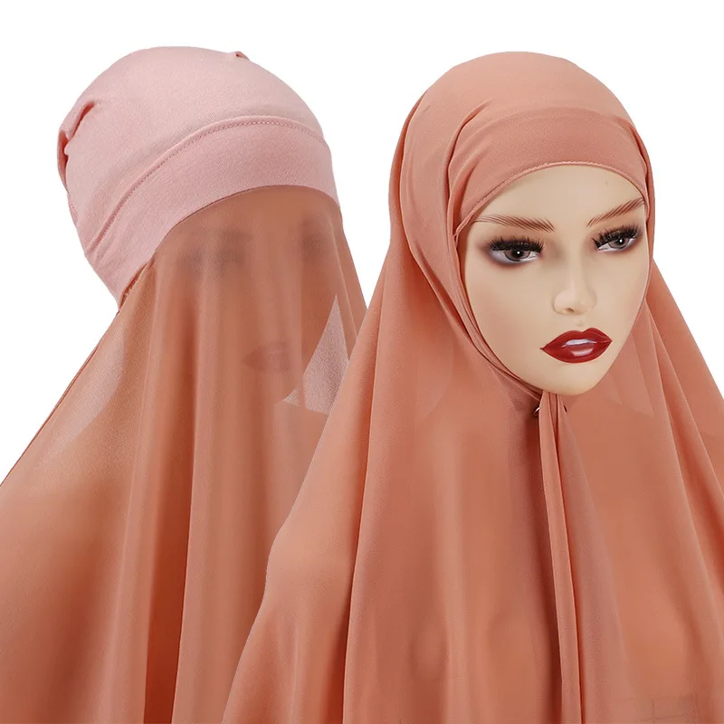 ZANDY OEM Hijab Instantane модные шифоновые мгновенные хиджабы