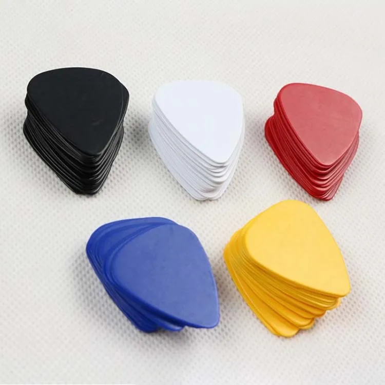 Hot Sale 0.46mm 0.76mm ABS Material Custom Colors logo OEM Guitar Pick