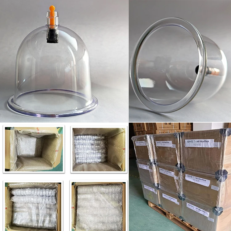 9 size 1000 MIX hijama cups Best Sales plastic cupping vacuum suction body massage tool Medical disposable hijama cupping cups