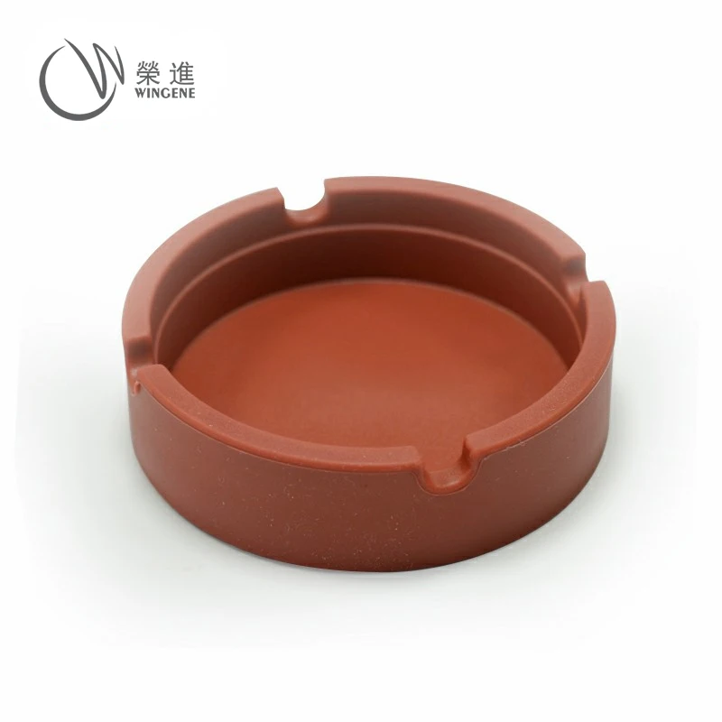 New Silicone Square Pocket Cigar Ashtray Cigarette Ash tray with Custom Logo Printed