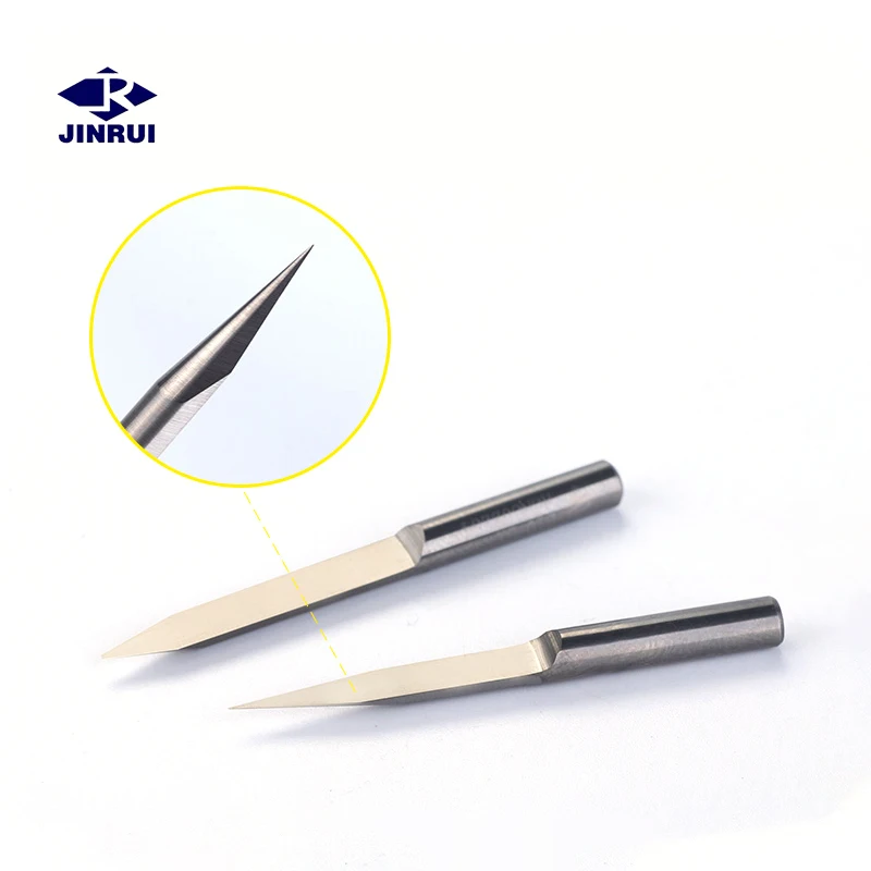JR Engraving CNC Bits 3.175mm Tungsten Carbide Engraving Milling Cutters Lathe Tools