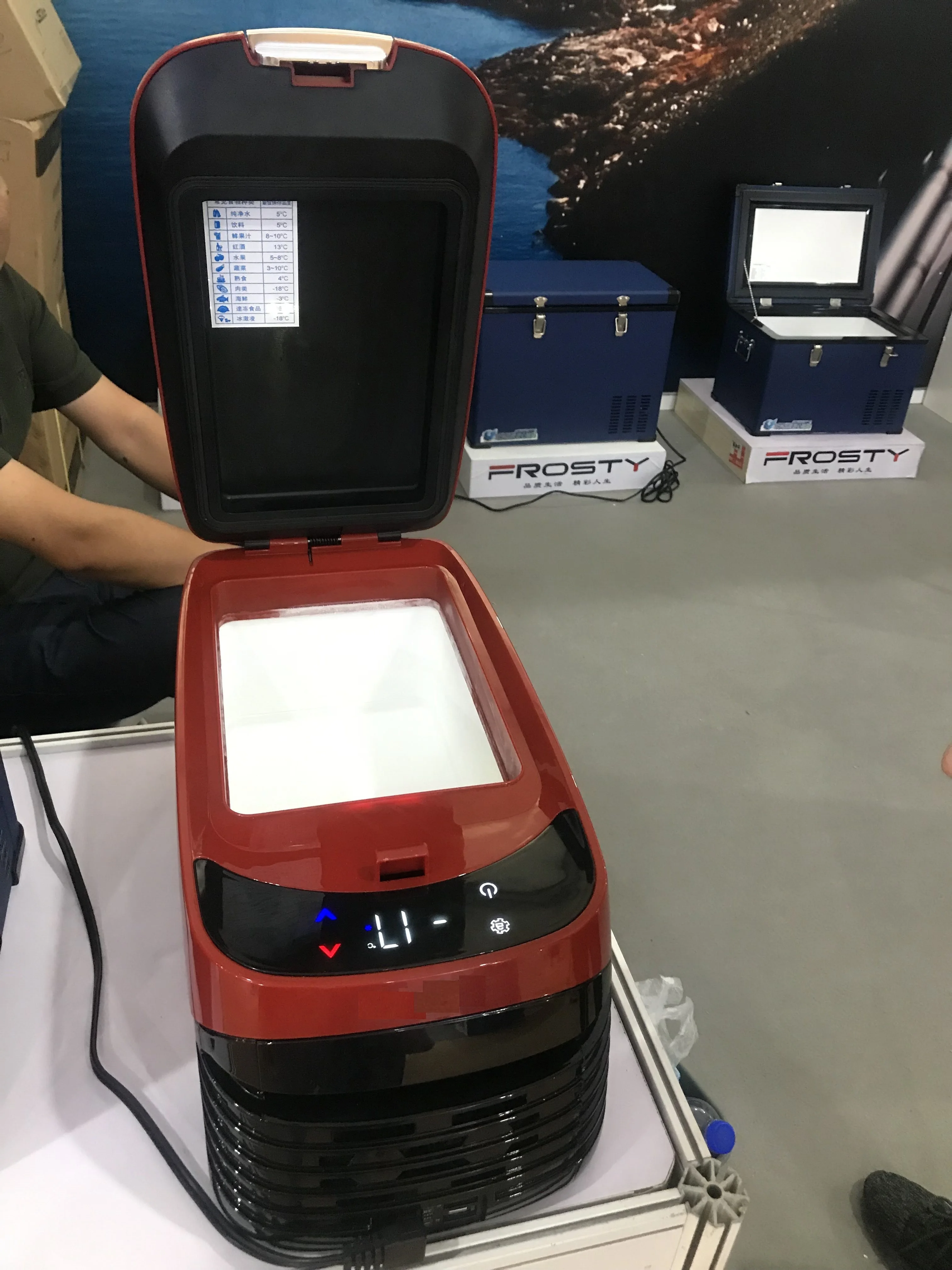 
DC 12V 24V 6L 20L Caravan Fridge Portable Camping Car Freezer mini mobile RV Compressor refrigerator for B series RV 