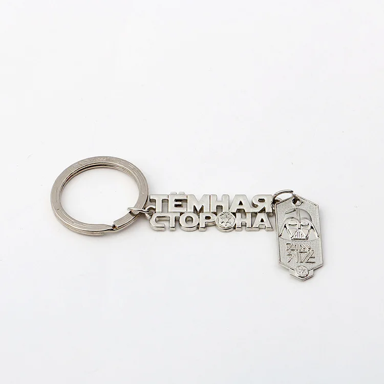 Metal custom logo engraved metal label key chain custom metal hang tags for handbags