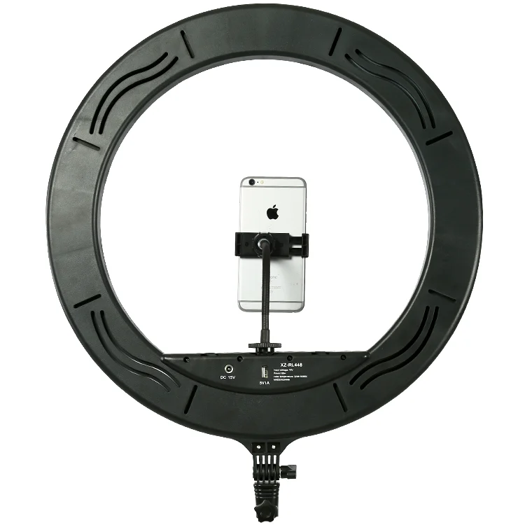 Rl480 3000k-6000k Charm Eyes Selfie Ring Light Portable Beauty Salon Led Light 18inch For Makeup/photo/studio/phone/video