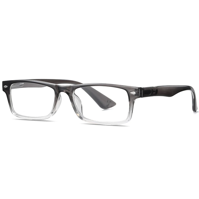 Rectangle frame spring hinge reading glasses 1.0 1.5 2.0 2.5 3.0 3.5 4.0 reading glasses blue light blocking anti blue light