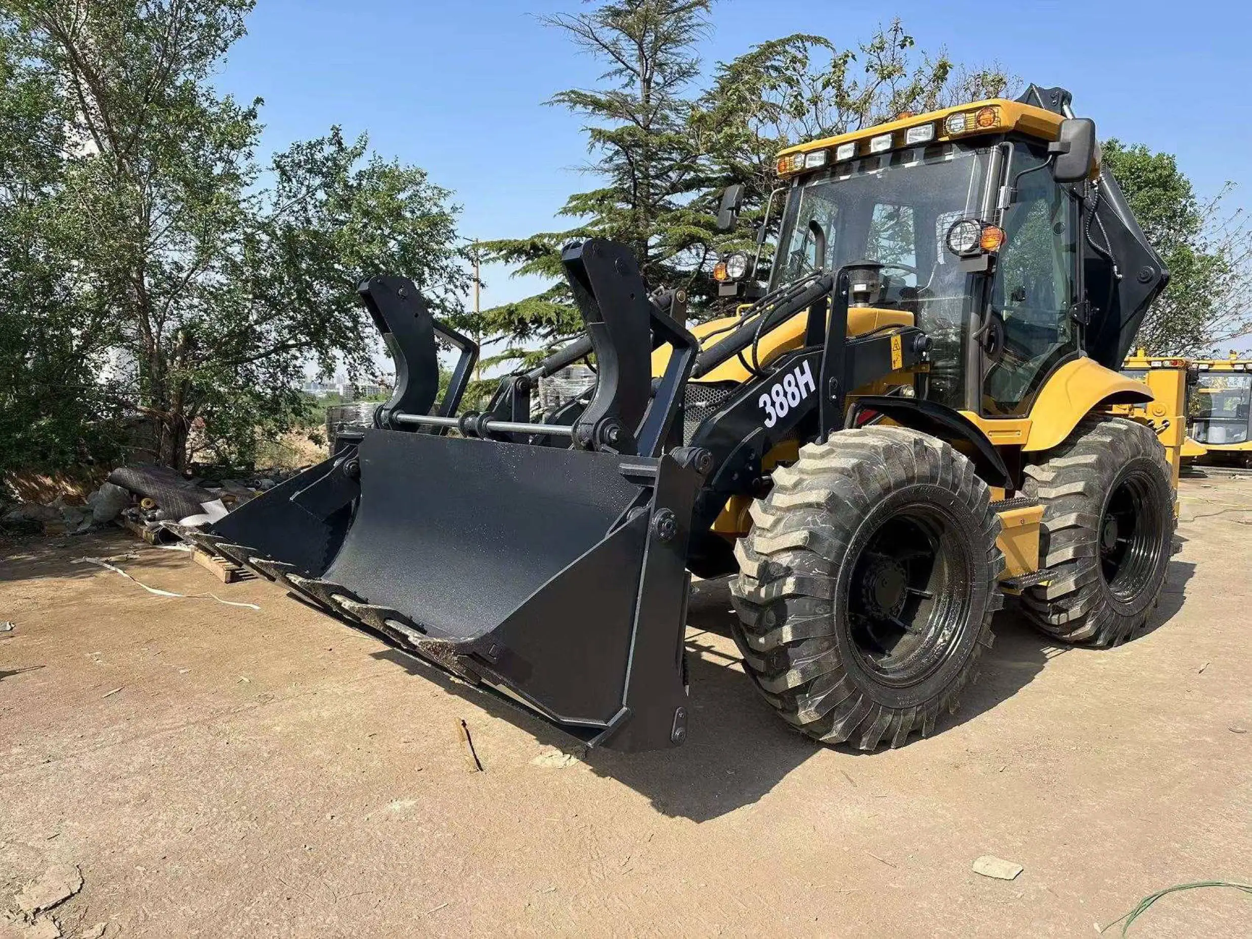 tractor backhoe digger excavator 4x4 2.5 ton mini payloader retroexcavadoras cargadoras side shift backhoe loaders