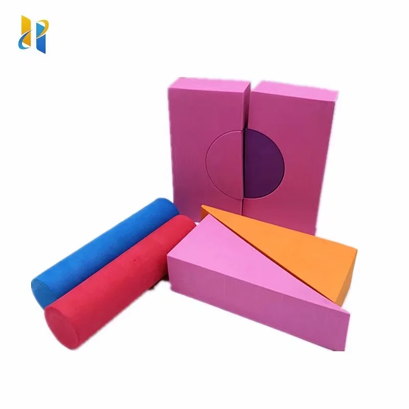 HYH Factory Custom Baby Diy EVA Building Block Toy Large Particle Soft Foam Building Block Odor Free Building Block Model