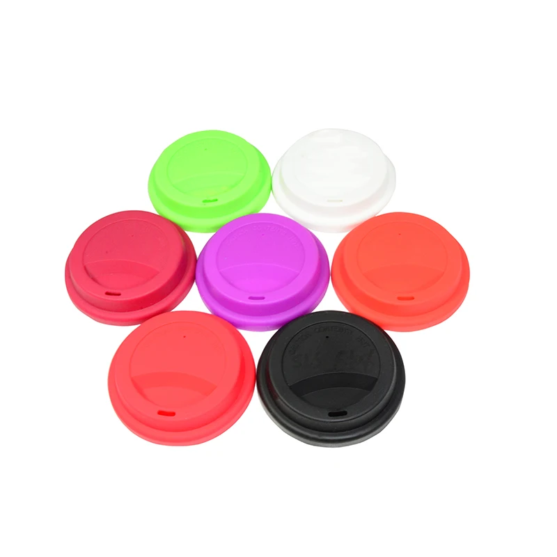
Classic reusable silicone coffee cup lids, dishwasher, freezer, and microwave safe, 100% food grade silicone rubber 