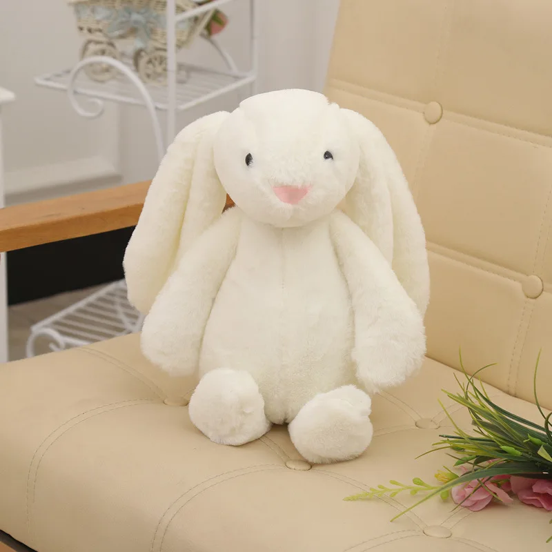 free sample stuffed custom plush long ear colorful bunny toy/wholesale plush rabbit toy for easter festival/plush bunny toy