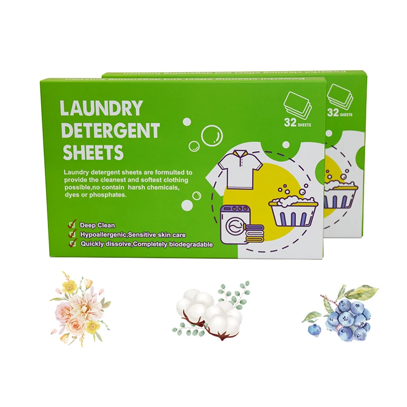 Organic Enzymatic Laundry Detergent Sheets Eco Friendly Products For The Home