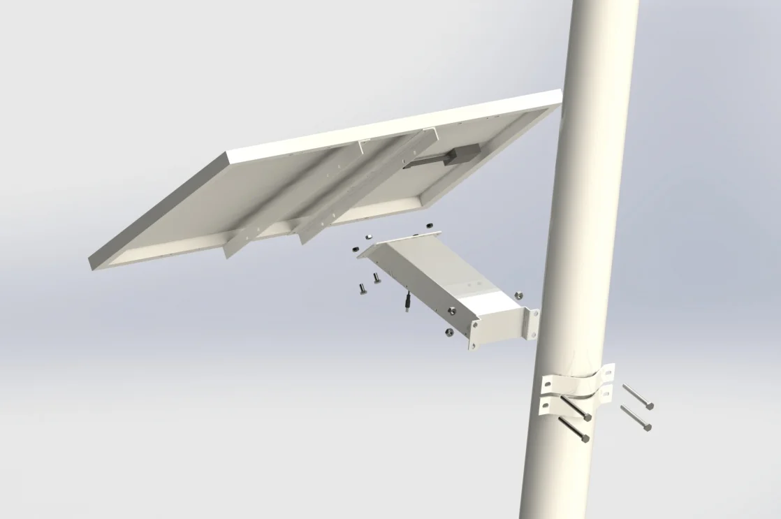 12V 24V DC Output Solar Kit CCTV Camera with Poe Wifi Router Panel 80W 40AH System Monitor Solar System Kit