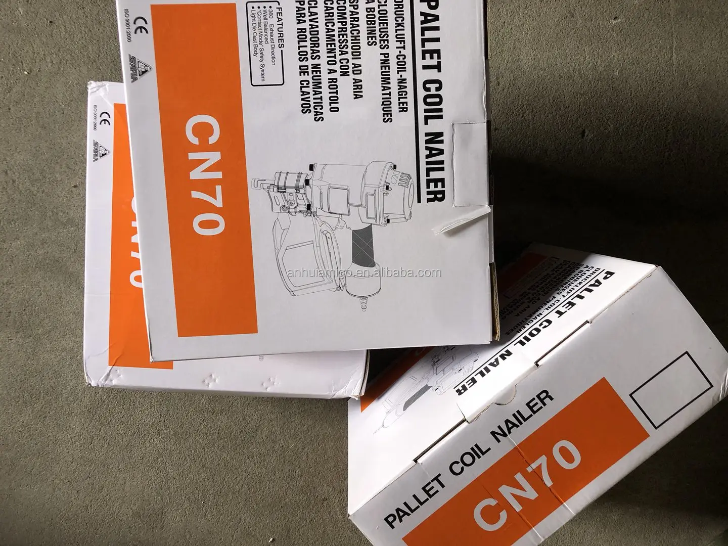 Pneumatic pistola coil nailer CN55, CN70, CN80, CN90, CN100