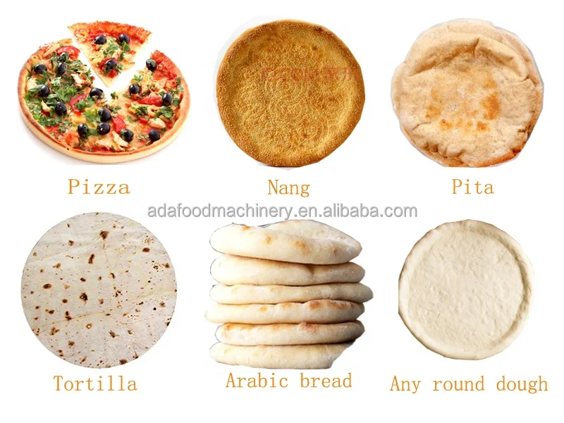 Ada Fully Automatic Bread Naan Making Machine Snack Pie Make Up Line Flat Bread Production Line