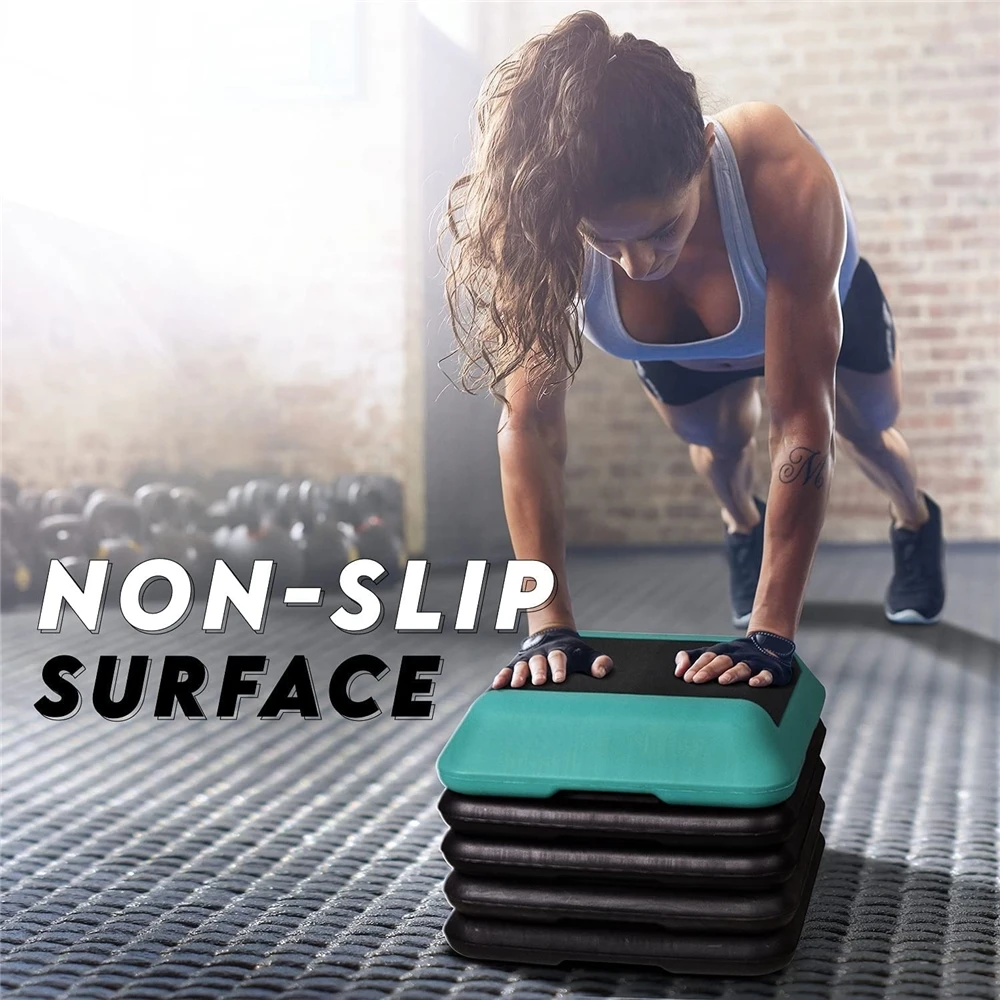 40 Cm Gym Pedals Training Fitness Board Workout Platform Adjustable Height Square Aerobic Stepper Step