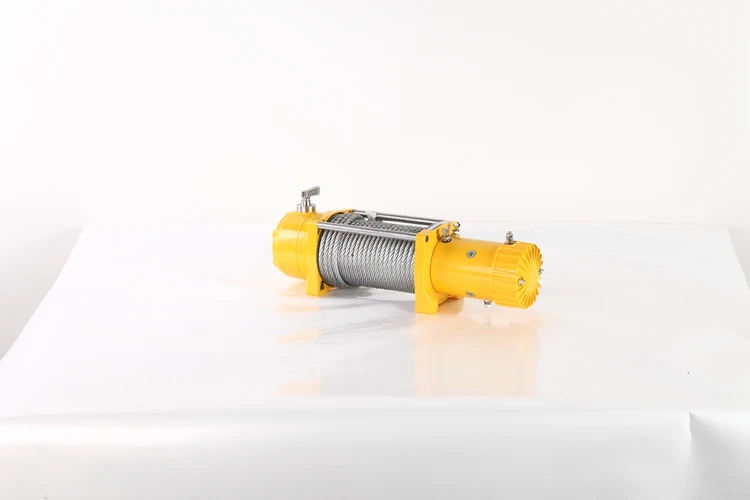Popular useful electric steel rope winch towing car 12v 24v