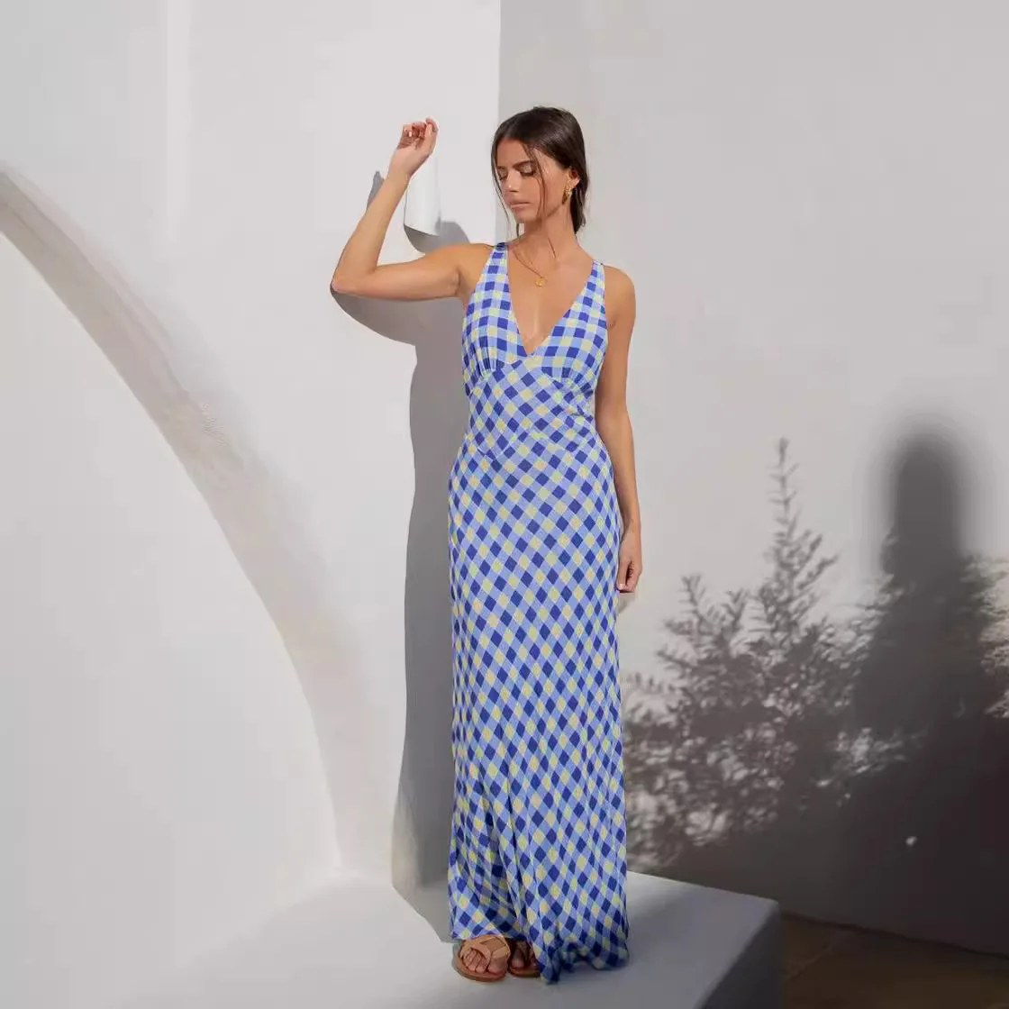 New Arrival Elegant Floral Print Dresses Lady Sexy Suspender Dresses Streetwear Vestido Summer Dress