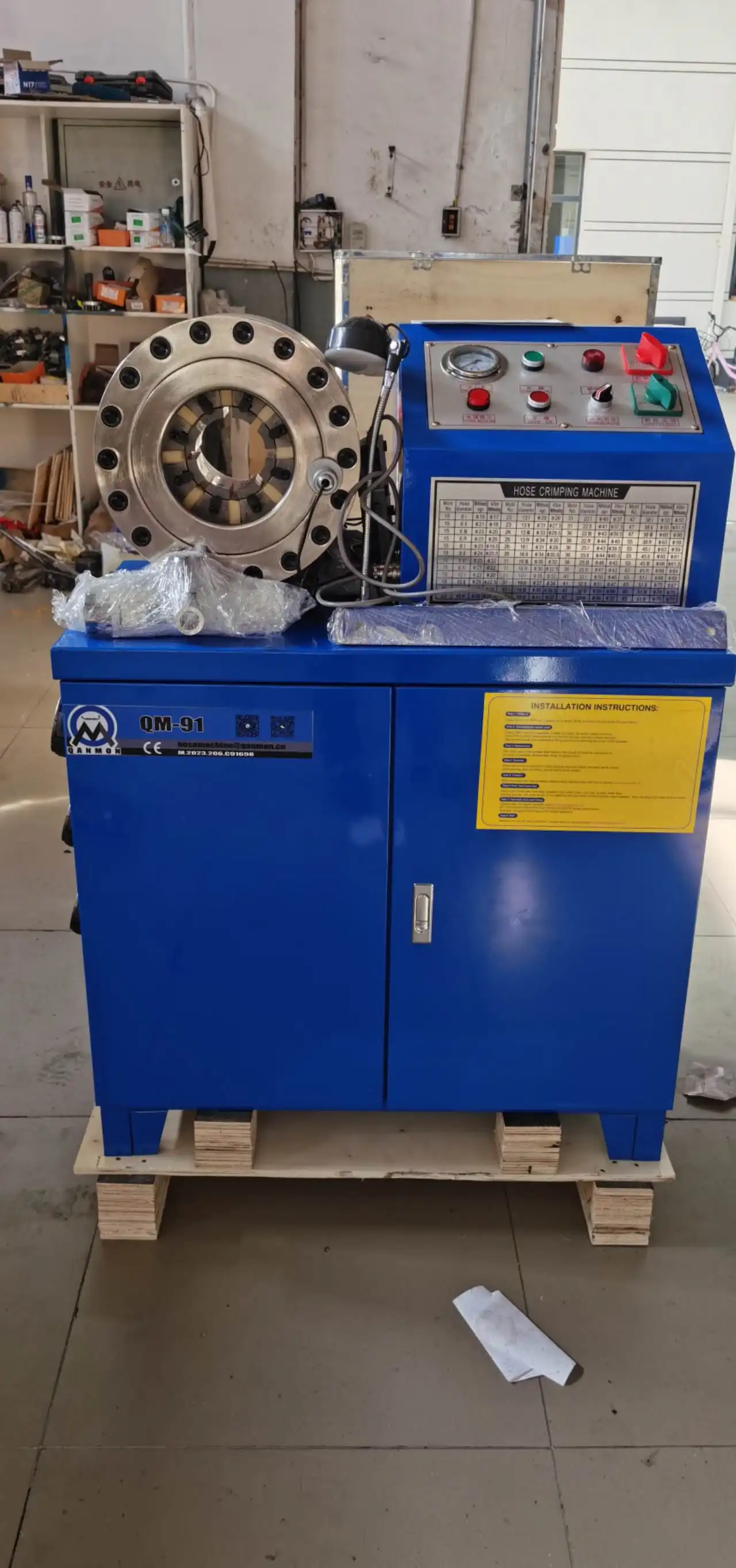 Factory High Quality Multifunctional Hydraulic Hose Crimping Cutting Skiving Machine With China Manufacturer Supply