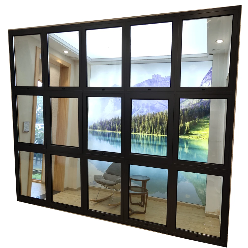 Large commercial Fixed pane window 10mm 12mm double single tempered glass window for building
