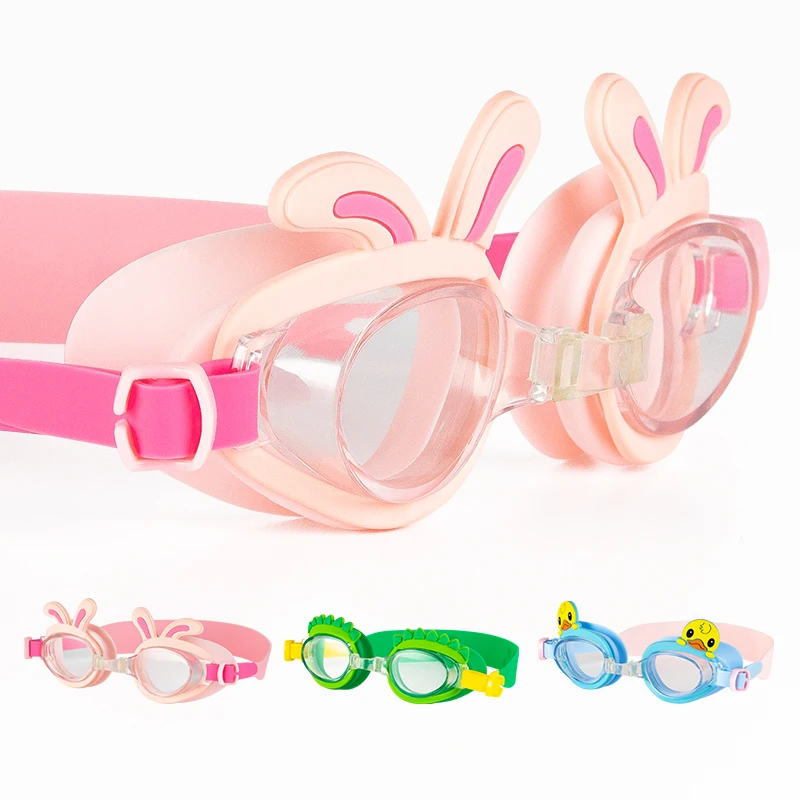 Waterproof Eye Protection Sports Eyewear Children Silicone Swimming Glasses Kids Swimming Goggles