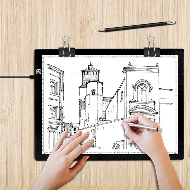 Ultrathin 4mm USB Powered LED tracing board drawing copy panel Light pad for kids