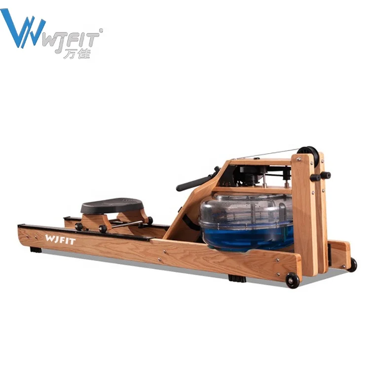 New Design Professional Water Rower with Adjustable Resistance Rowing Machine Wood Gym Water Rower