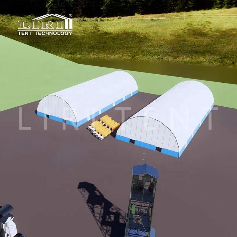 Waterproof and Dust Proof Circular Arched Coal Storage Warehouse Tent for Sale