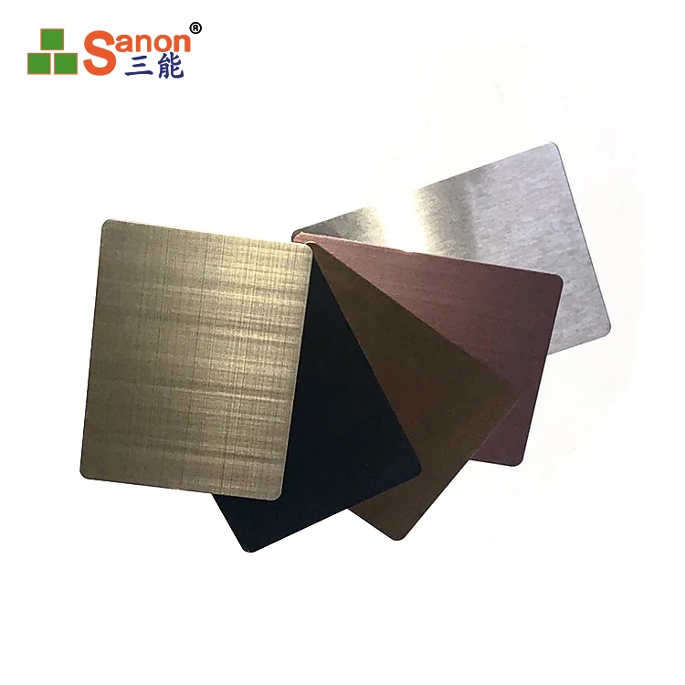 Free sample Good quality decoration elevator embossed 304 hairline stainless steel